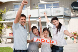 Family is happy because their condo was just purchased by an investor.